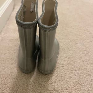 Toddle Girl Silver Hunter Rain boots